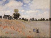 Poppy Field near Argenteuil Claude Monet